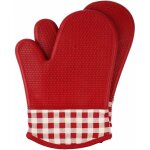Gants de four rsistants  la chaleur avec doublure en coton et supports de casserole en silicne pour ...