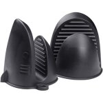 Gants de four en silicone rsistants  la chaleur, antidrapants, impermables, parfaits pour la cuisine, ...