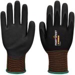 Gant gp grip 18 latex sabl� - taille l - noir - portwest