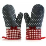 Gants grill ignifug�s, manique coton gants four pour prot�ger les mains taille unique par lot de 2 28cm ...