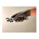 Gant jetable touchntuff 93 - 250 taille 8, 5 - 9 anthracite nitrile en 374 cat�gorie epi iii