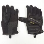 Gant moto �t� homme homologu� ce nexone noir / blanc mod�le napoli