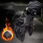 Gants de moto imperm�ables chauds �paissis noir m - forehill