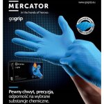 Gants en nitrile bleu mercator gogrip, lot de 50 pi�ces, taille l