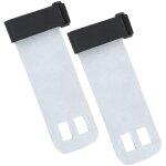 Gants de protection antid�rapants en cuir pour barres parall�les et poids gris