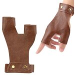 [jamais utilis�]gants protection deux doigts fl�ches, gant tir l'arc gauche 2 doigt, protecteur respirant ...