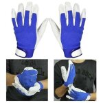 Gants de soudage, gant en cuir r�sistant � la chaleur pour soudeur tig / griller / barbecue / four / ...
