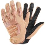 Gants tactiques camouflage militaire homme doigts complets couleur sable xl pour paintball et combat