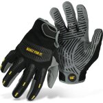 Gants de travail caterpillar cat012230 noir taille l protection moul�e
