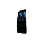 Garde boue 13 - 14'' gauche plastique noir pour remorque avec bavette