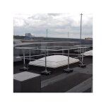 Garde - corps pour lanterneau - 2000x2000mm - sans portillon - 6 montants - gcpl2