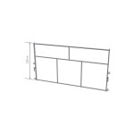 Duarib - garde - corps de montage en scurit - pour chafaudage f3000 - aluminium
