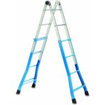 Garden friend ? �chelle escabeau en acier 4 + 4 marches ? hauteur maximale 3, 70 m ? capacit� 100 kg ...