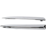 Garniture chrom�e de moulage sup�rieur de pare - chocs avant de voiture, remplacement 735455041 pour ...