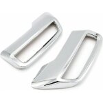 Garniture de d�cor de couvercle de pot d'�chappement arri�re chrom� 2 pi�ces pour peugeot 3008 5008 2017 ...