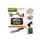 Garrett - pack : dtecteur de mtaux ace 400i + pelle couteau edge digger