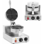 Gaufrier, appareil en forme de coeur pour raliser des gaufres. 180mm 1000w