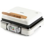 Gaufrier - domo - do9280w - 1520 w - 2 gaufres xl - blanc