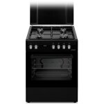 Schneider - scg6mfcb gazinire 4 foyers dont 1 rapide, nettoyage catalyse et convection naturelle