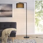 Lampadaire salon noir lampadaire : lampadaire tissu design moderne lampe  arc dcorative douille e27 ...