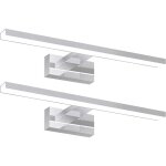 Lampe miroir led 2er, lampe armoire, applique salle de bain, lumi�re blanche neutre 4000 kelvin, 8w, ...