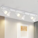 Plafonnier blanc couloir : 6 spots de plafond mtal gu10 spots couloir pivotant spots muraux intrieur ...
