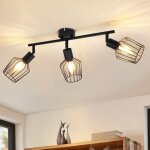 Gbly plafonnier e14 spot 3 flammes - spot de plafond noir métal orientable spotlight salon pour couloir ... Gbly plafonnier e14 spot 3 flammes - spot de plafond noir métal orientable spotlight salon pour couloir ...