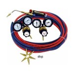 Chalumeau oxy - gaz kit complet avec tuyaux 2x5m détendeurs / chalumeau 05723 Chalumeau oxy - gaz kit complet avec tuyaux 2x5m détendeurs / chalumeau 05723