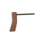 Gce - fer � souder de couvreur en cuivre, en forme de marteau, coud�, longeur de la broche 90 mm, poids ...