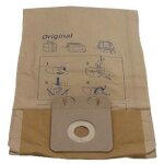 Gd1000 lot de 5 sacs � double filtre pour aspirateur - nilfisk
