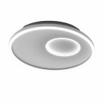 Gea luce - applique led melania 50w blanche, 2260lm, lumire naturelle 4000k, aluminium et mthacrylate ...