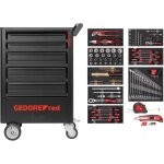 Gedore - red 3301676 - coffret d'outils dans le wagon à outils gedworker 119 pièces , r21562005 Gedore - red 3301676 - coffret d'outils dans le wagon à outils gedworker 119 pièces , r21562005