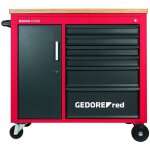 Gedore - red 3301818 - servante porte - outils mechanic plus + 6 tiroirs 988x431x935 mm , r20400006