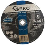 Geko - disque � tron�onner pour acier inoxydable - lot de 5 disques -