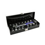 Geko kit de cl�s � bouchons d'huile 18 pi�ces m�tal