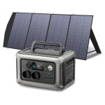 Allpowers - g�n�rateur solaire, ac station d'alimentation portable, 2 x 600 w (pointe 1200 w) sortie ...