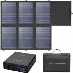 Allpowers - gnrateur solaire, centrale lectrique portable avec panneau solaire sp026 60 w, prises ...