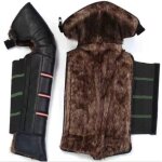 Genouill�res de moto chaudes, coupe - vent, imperm�ables, en cuir, pour l'hiver, pour scooter