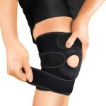 Genouill�re rotulienne et ligamentaire, attelle genou sport, arthrose, orth�se m�dicale ajustable en ...