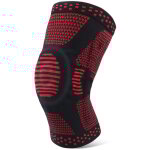 Genouill�re de sport, genouill�re comprim�e avec coussinets rotulien et stabilisateurs lat�raux, attelle ...