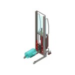 Chariot porte bobine semi électrique - hauteur 1350mm - capacité 100kg - eperon et plateau rotatif pour ... Chariot porte bobine semi électrique - hauteur 1350mm - capacité 100kg - eperon et plateau rotatif pour ...