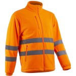 Giacca termica da lavoro in pile alta visibilit� ritto hv coverguard arancione fluorescente xxxl