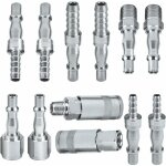 Connecteurs d'air, 12 raccords d'air, raccords de tuyau d'air bsp de 6, 35 mm pour tuyau de 6, 8 et 10 ... Connecteurs d'air, 12 raccords d'air, raccords de tuyau d'air bsp de 6, 35 mm pour tuyau de 6, 8 et 10 ...