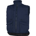 Gilet sans manches mixte xl bleu marine coupe - vent ( prix pour 1 )