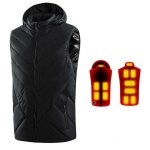 Gilets chauffants pour hommes et femmes avec chargeur usb gilet chauffant � temp�rature r�glable pour ...