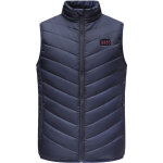 Gilet chauffant l�ger pour hommes, gilet chauffant �lectrique rechargeable intelligent, gilet chauffant ...