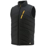 Gilet da lavoro senza maniche trapuntato caterpillar nero xxl