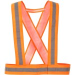 Gilet haute visibilit orange rs pro, taille taille unique avec fermeture  crochet et boucle ( prix ...
