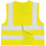 Gilet hi - vis enfants 4 bandes jaune l