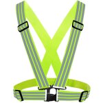 Gilet de sécurité réfléchissant haute visibilité 2 pièces, gilet de sécurité réglable pour la course, ... Gilet de sécurité réfléchissant haute visibilité 2 pièces, gilet de sécurité réglable pour la course, ...